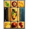 Nostalgic Art 83006 Quality, Magnet Late Vintage Fruits 9-Piece Set
