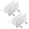 M6192 Sliding Shower Door Bottom Track, 1/2-inch Groove, for 7/16-inch