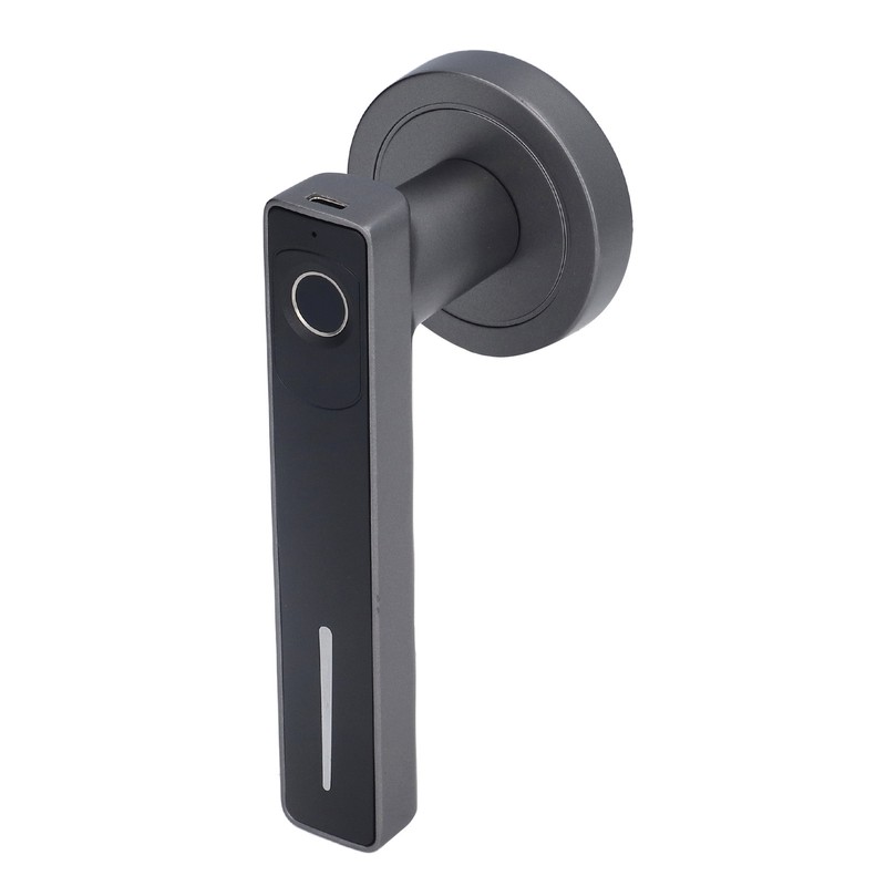 Smart Door Handle Fingerprint with 2 Key Fast Recognition Static