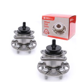 FKG 512370 Rear Wheel Bearing Hub Assembly fit for 2006-2014 Toyota Yaris, 2012-2015 Toyota Prius C, 4 Lugs Set of 2