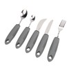 5pcs Bendable Adaptive Utensils Weighted Easy Grip Stainless Steel Special