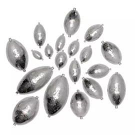 도래추 낚시 채비 구멍추 쇠추 낚시추 다운샷 환추 [4호] Drop Shot Fishing Weight Tungsten Down Shot Sinkers [Size 4]
