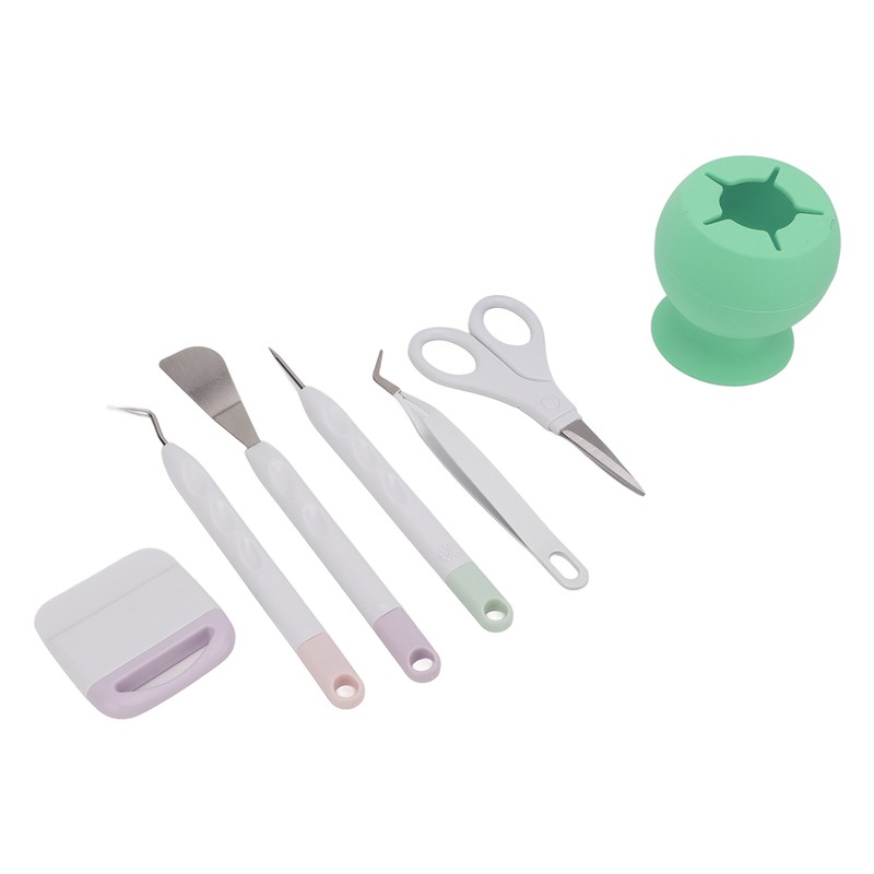 DIY Craft Tools Easy Operation Crafting Tools with Silicone Storage