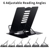 MSDADA 1PC Desk Book Stand Metal Reading Rest Book Holder