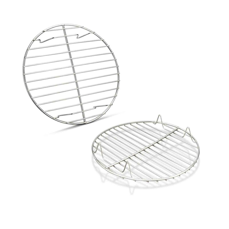 TeamFar Round Cooling Rack Set of 2, 7½ Inch Round