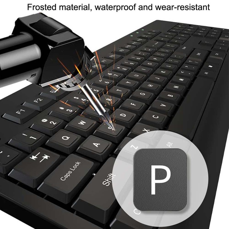Replacement English Keyboard Letter Stickers, Universal English Keyboard Stickers with