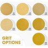 CowboyBOB 100 PCS 6 Inch Gold PSA Sanding Discs 80
