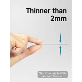 Wallet Tracker Card, Wallet Finder, Slim Tracker Works with Find My (iOS only), Item Locator for Wallet, Suitcase, ID Card, Luggage Tag, Find My Wallet IP68 Waterproof, Black 1 Pack