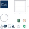Paw Lunch Napkin Pack of 20, Delicate Flowers, 33 x