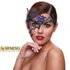 MYMENU Masquerade Mask for Women Shiny Rhinestone Metal Mask Venetian