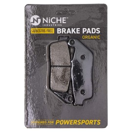 NICHE Brake Pad Set for Victory Cross Country Hammer Roads Kingpin 2204196 2203679 Front Rear Organic