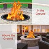 GAOMON Fire Pit Ring, 36 Inch Inner Diameter, 10 inch