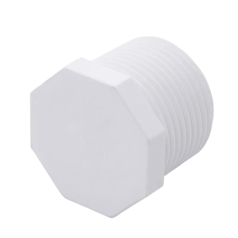 Ozmosis 0.75" PVC Male Thread Plug Pipe Pressure Fitting, schedule