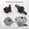 JDMON Ignition Distributor with Cap and Rotor Compatible with Ford