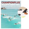 CHAMPIONPLUS Premium Black: SUP Fin - 9" Inflatable Paddle Board