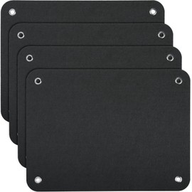 4 Pieces Felt Board for Toddlers Classroom Flannel Board Stories for Preschool Homeschooling, Kids Felt Story Activity Wall Hanging Children Birthday Gifts, 11.8 x 15.75 Inch (Black)