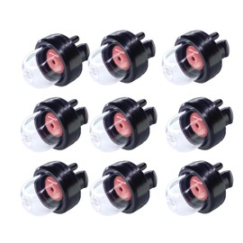 IOMNIBI 188-512-1 Snap in Primer Bulb for Homelite Poulans Echo Chainsaw Ryobi BP42 Homelite Bolens String Trimmer Leaf Blower 125BVX 125BX 125B 225BX 225HBV 2-Cycle Small Engine 9 Pack