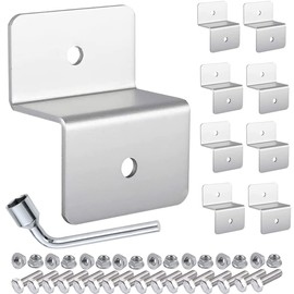 Solar Panel Mount Set of 8 Roof Mounting Z-Mount Solar Bracket for Mounting Solar Panel Roof Mounting Solar Module for Flat Roofs Motorhomes Boats Roofs Walls