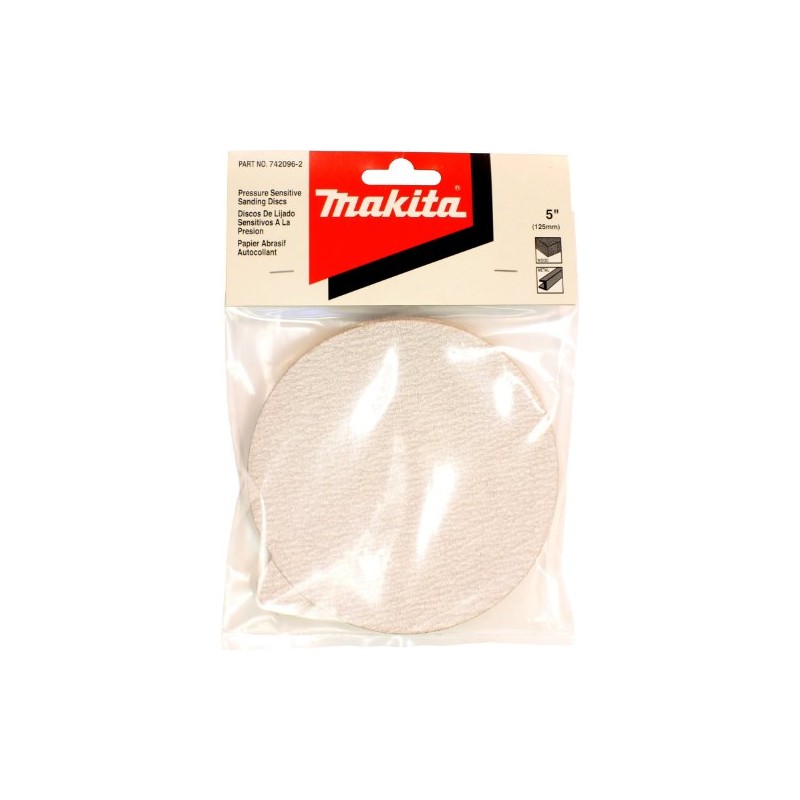 Makita 742096-2#100 Sandpaper, 5-Inch, 10-Pack