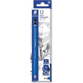 Staedtler Mars Lumograph Writing, Drawing, Sketching Pencil 6B (Box of 12)