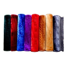 KD 1 x Comfort Prayer Mat Seccade (Silver-Grey 008, 80 x 120 cm and Approx. 0.8 cm High) / Soft Velvety Surface - Super Soft Feeling