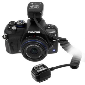 Fotodiox Aputure Pro-Grade TTL Off-Camera Hot-Shoe Flash Sync Cable for Olympus E-400, E-410, E-420, E-450, E-510, E-520, E-620, SP-57DUZ, SP-560EZ, SP-550EZ, SP-510EZ, PEN E-PL1s, E-PL2, E-PL3, E-P2, E-P3, E-M, OM-D E-M5, Sync Cord, Cord