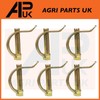 6X Pipe Tube Linch Lynch Pin 10mm x 50mm Trailer