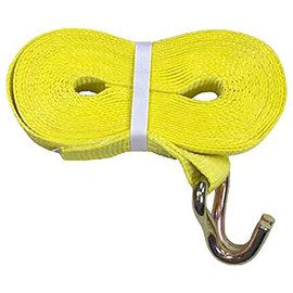 2" x 40' Winch Strap with Wire Hook – 10,000 lb Break Strength
