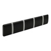 Harbour Housewares Wooden Wall Mount Coat Rack - 4 Foldaway