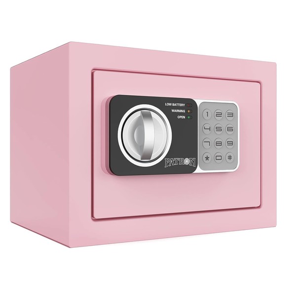 PATRON small safe box with key，mini safe for money，small coin