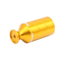 PANTHER Aluminum Anodized Color for Bicycles, Ultra Lightweight, Accessory Holder, Light Holder, Hub Part, Rear Derailleur Protection, Light Adapter, For Road Bikes, Cross Bikes, Mountain Bikes, Quick Release Bicycles (Anodized Gold)