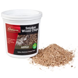 Camerons All Natural Extra Fine Apple BBQ Wood Chips for Smokers (1 Pint, 0.473 L) - Kiln Dried Wood Sawdust Shavings for Cocktail Smoking Guns, Stovetop Smokers, Smoke Boxes - Barbecue Grilling Gifts