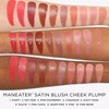 tarte maneater satin blush cheek plump - warm pink -