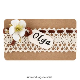 Place Cards | Kraft Paper | 9 cm x 5.3 cm | 300 g/m² | Pack of 200