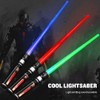 Retractable Lightsaber Heavy Dueling Toy, Glow Sword Light Up Toys