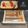 Blumtal Kitchen Drawer Inserts - Bamboo Cutlery Tray for Drawers,