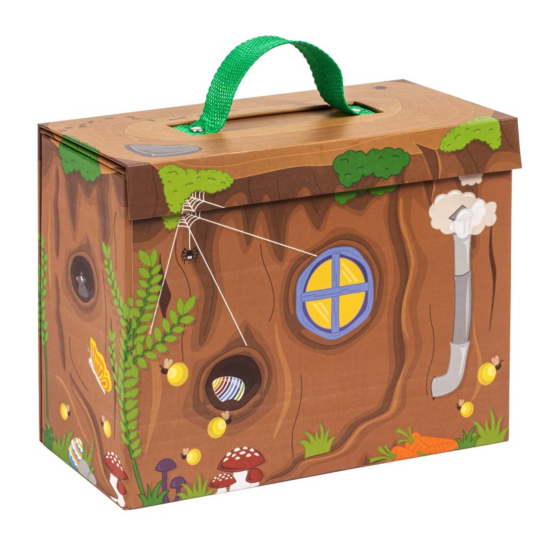 yoamo Easter calendar with play case with 16 wooden figures