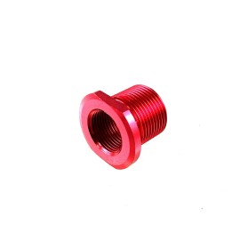 2022 NEW Thread Convert 1/2x28 to 5/8x24 Red Aluminum Muzzle Adapter