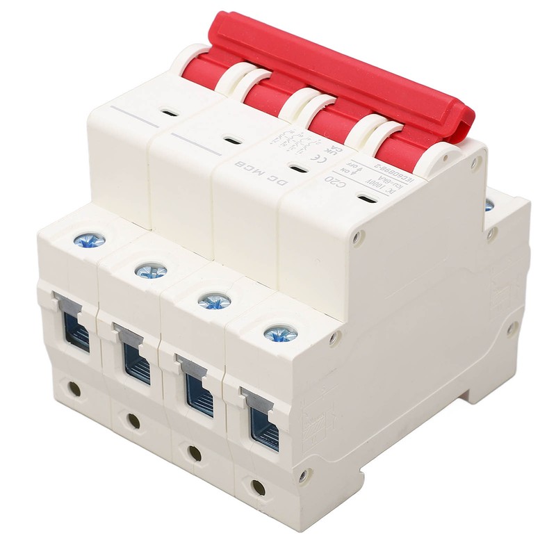 4P Miniature Circuit Breaker DIN Rail Mounting Overload Protection Switch
