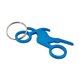 Komonee Motorbike Blue Metal Key Chain Trial Biker Key Ring Dirt Bike Motocross Keychain Keyring
