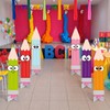 6 Pcs Giant Back to School Decorations Kindergarten Preschool Yard