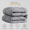 SLEEP ZONE Full Size Comforter Duvet Insert, Down Alternative Reversible