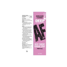 Naughty Kitty Kat Deep AF Deep Throat Spray (Bubblegum)
