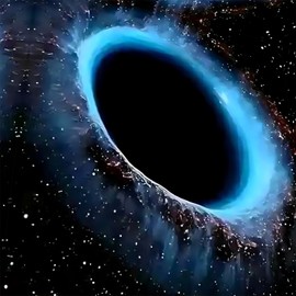 Wet Paint H69387 Blue Black Hole Space Square Astronomy Cardboard Cutout Standee Standup