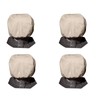 4Pack Turbine Roof Vent Cover Turbine Ventilator Protector Shield 20"x20"inches(51cm51cm)
