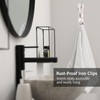 Luxiremi 5 Pcs Hanging Tea Towels Clip, Brackets-Braided CottonTowel Clips