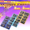 prendre PR-MYSTERYPUZZLE-C Mystery Puzzle, Set of 8, Toys, Educational, Education,