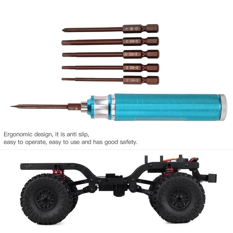 Aluminum RC Hex Screwdriver Tools Kit Ergonomic Design Durable RC