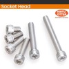 M6 x 22mm 20 Pcs Socket Head Cap Screws, 304