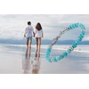 10:10 Stainless Steel Bracelet and 6 mm Turquoise Stones Bracelet
